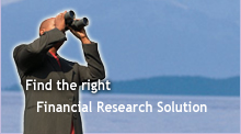 Find the right Financial Research Solution